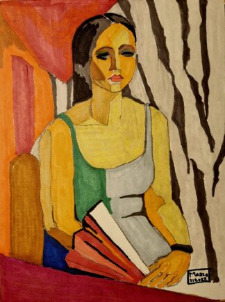 Ragazza con ventaglio