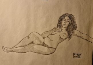 Nudo studio di figura II